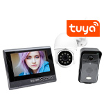 Комплект: беспроводной домофон и уличная WiFi/IP-видеокамера KiVOS-7 (1+1+9826-ASW5)