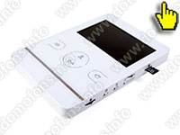Монитор домофона HDcom W-402-M - слот для карты памяти